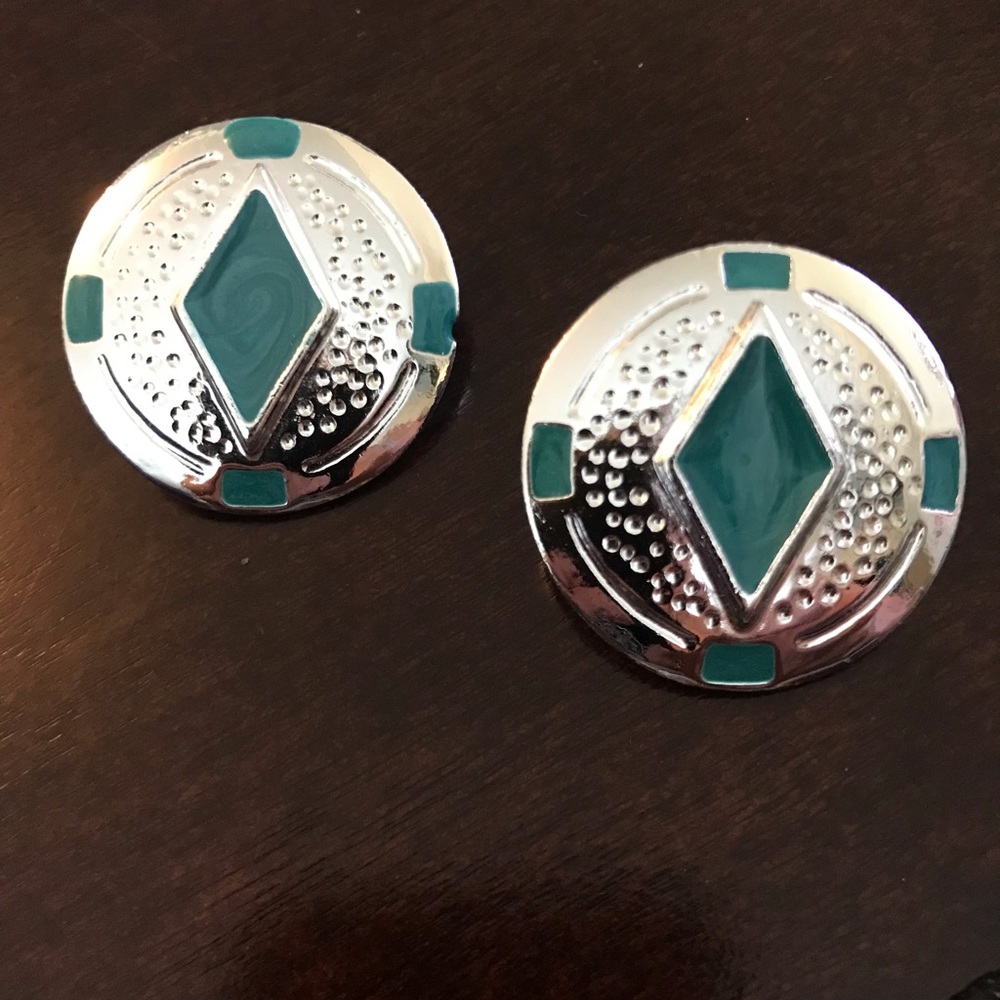 Silver and Turquoise Earrings